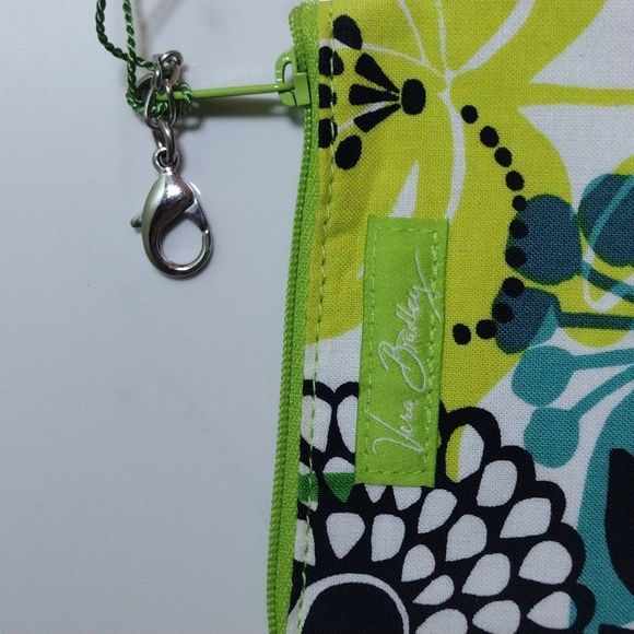 Vera Bradley Limes Up Clip Zip ID Pouch NWT - Picture 2 of 7